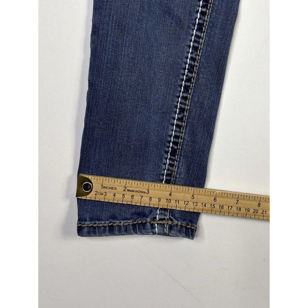 Grace in LA Jeans Women's 28 Embellished Pocket Skinny Blue Denim Y2K - Picture 8 of 14